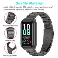 Gambar MIJOBS Metal Stainless Strap for Xiaomi Mi Band 8 ACTIVE / Redmi Band 2 (Tali Jam with Cover Case Frame Band8 Band2) - Black dari hop market undefined 4 Tokopedia