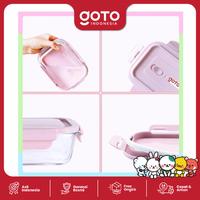 Gambar Goto Candy Food Storage Kotak Bekal Kaca Kontainer Penyimpanan Makanan - SOFT GREEN, 370ML dari Goto.Indonesia undefined 5 Tokopedia