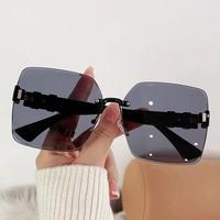 Gambar KACAMATA Hitam Model Terbaru Kacamata Kotak Wanita No Frame Kacamata Fashion Dewasa Elegan - Hitam dari gudangoutfit id undefined 5 Tokopedia