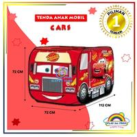 Gambar TENDA MOBIL CAR 95 PLAY TENT MAINAN TENDA ANAK MURAH KEMPING MODEL MOTIF CAR BUS - Tenda Mobil Car Merah dari Happytime Store undefined 2 Tokopedia