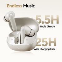 Gambar QCY HT15 Buds ANC TWS Earbuds Bluetooth 5.4 With 6 Mic ENC Ultra Low Latency 48dB Noice Cancellation - Black dari QCY Indonesia. undefined 4 Tokopedia