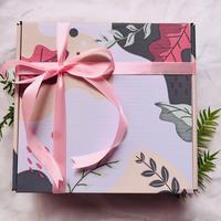Gambar BOX HAMPERS UKURAN 27X27X10 / KOTAK KADO/ GIFT BOX (BELI 2 LEBIH MURAH) - Leaf Pink, Box saja 1 pcs dari KOTAKHAMPERS undefined 3 Tokopedia