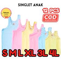 Gambar 1 Lusin Kaos Dalam Anak Singlet Anak Lusinan  Grosir murah ID - L, 12 pcs dari indozone undefined 4 Tokopedia