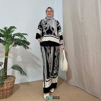 Gambar Alieastore - Azzara Sett Rayon Motif Busui Kulot Panjang adem One seet Daily - AZZARA 28 dari alieastore undefined 4 Tokopedia