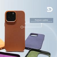 Gambar Premium Leather Case Phone 11 12 13 14 Pro Max Plus Casing Kulit Luxury Cow Hide - Jet Black, iPhone 11 dari Digipac Indonesia undefined 2 Tokopedia