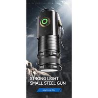 Gambar IBEN Senter LED Waterproof USB Rechargeable 2000 Lumens with Battery - P35 - Black - Black dari 3 Serangkai Teknik undefined 1 Tokopedia