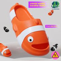 Gambar Sandal Wanita  Lucu Baru Dalam Ruangan Rumah Antiselip Sandal Pasangan Motif kartun Rumah  Sandal Tahan Aus Shoes Hitam - Orange, 36/37 dari BSJ2024 undefined 2 Tokopedia
