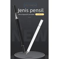 Gambar Pulpen HP Pen Stylus Layar Sentuh Lancip Runcing ANDROID TABLET IPHONE Hitam Logam Pena Ponsel Silver - mawar emas dari tokoadakami undefined 2 Tokopedia