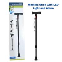 Gambar Tongkat jalan High quality premium Alat bantu jalan kaki 1 lampu+alarm free btr dari Healthylux98 undefined 3 Tokopedia
