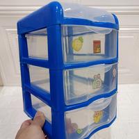 Gambar Laci Mini Container Plastik Susun 3 Plus Aesthetic - pink, susun 3 plus dari can corner undefined 2 Tokopedia