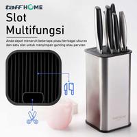 Gambar TaffHOME Tempat Pisau Dapur Stand Tool Knife Holder - DJ-012 dari Kraymall undefined 5 Tokopedia
