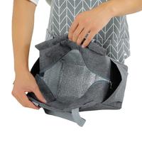 Gambar [COD] GD T43 Tas Kotak Lunch Bag Tempat Bekal Makanan Alumunium Foil Import - T43 ABU dari GUDANGNYA AFFILIATE undefined 3 Tokopedia