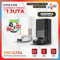 Gambar Dreame X50 Ultra Robot Vacuum Cleaner 20000Pa | Vacum Auto Mop With Hot Air The Future of Cleaning - Garansi Resmi - WHITE dari Inovtek Sentra Global undefined 1 Tokopedia