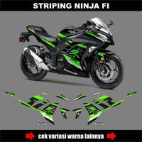 Gambar Cutting Decal Striping Ninja Fi 250 livery Winter Japan Sticker Motor Kawasaki Ninja - Glossy, Merah dari CDHstiker_NEW undefined 1 Tokopedia