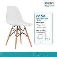 Gambar Avery - CC003 - Kursi Cafe / Kursi Santai / Kursi Makan Minimalis Modern - Milenial 007 Putih dari AVERY FURNITURES undefined 1 Tokopedia