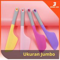 Gambar Spatula Jumbo / Spatula Silikon Jumbo / Spatula Silikon Ukuran Besar / Spatula Silicone Jumbo / Pengikis Silikon - Pink dari Serba Ada 3 undefined 1 Tokopedia