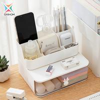 Gambar Oxihom Laci Plastik Susun Kotak Penyimpanan Storage Box Tempat Make up Desk Organizer Mainan Pakaian - S2317 Putih dari Oxihom undefined 4 Tokopedia