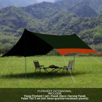Gambar Altitude Gear Flysheet Octagon 4,5m x 5,5m Tenda Camping Glamping Outdoor Hujan Sarung - random, 3x4 dari Altitude Gear undefined 1 Tokopedia