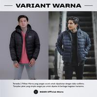 Gambar jaket Pria Tebal Windbreaker Touring Sunmori Motor Vespa PUFFER BGSR -  jacket PUFFER,BGSR Panjang Parasut Waterproof Hitam Distro Keren Bomber  Outdoor Cowok Casual  gunung - HITAM, XL dari bgsrstoree undefined 5 Tokopedia