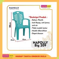 Gambar kursi plastik napolly BIG 809B kursi makan kursi teras kursi serbaguna plastic Chairs plastic Furniture - Hijau dari Sejahtera Abadi Furniture undefined 2 Tokopedia