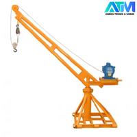 Gambar DEREK LISTRIK 1 TON / MINI CRANE PORTABLE - Not Specified dari Aneka Teknik Mesin undefined 1 Tokopedia