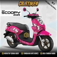 Gambar Sticker honda scoopy 2025 terbaru full body motif hello kitty bisa custom nama atau warna. - CREAM, STANDAR MENGKILAP dari Qy Store23 undefined 3 Tokopedia