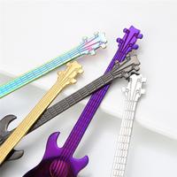 Gambar Sendok Teh Stainless Steel Lucu Model Gitar - Ungu dari piepiebakewareofficial undefined 4 Tokopedia