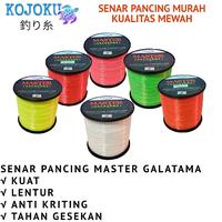 Gambar Senar Tali Benang Pancing Master Super kuat lentur anti kriting mudah tenggelam tahan Gesekan Cocok galatama galapung lomba kolam danau sungai laut panjang 1000 meter - hijau stabilo, 0.18mm/6lbs/1800 Meter dari Master Fishing Line undefined 1 Tokopedia