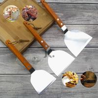 Gambar SPATULA MARTABAK PIZZA TEPANYAKI KAPE BURGER STAINLESS HANDLE KAYU - S-22.5cm dari JcFuturemart undefined 4 Tokopedia