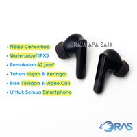 Gambar Headset Bluetooth TWS Noise Cancelling Earbuds Wireless Full Bass Stereo Vivan Liberty T100E - Putih dari Raja Apa Saja 1 undefined 4 Tokopedia