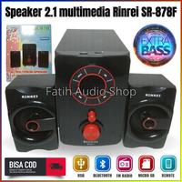 Gambar Terbaru!!! Speaker Aktif Multimedia 2.1 Super Woofer Bluetooth Rinrei SR-878F Super Bass - USB - SD Card - Radio - Remote - Speaker Rinrei SR 878F Speaker Bluetooth | Speaker Komputer - Rinrei SR-878F dari Fatih Audio Shop undefined 1 Tokopedia