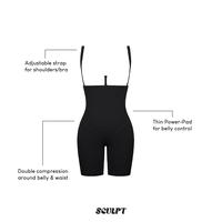 Gambar SCULPT Lycra-Power Bodysuit Shapewear Corset Seamless (Extreme Compression - XS-4XL) Korset Perut Wanita - Clay Skin, XS-S dari sculpt.id undefined 4 Tokopedia