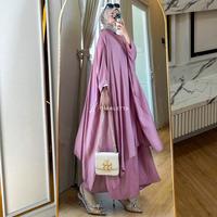 Gambar Haliza Set Rok Abaya Malayu Jumbo Set Melayu Viral Polo Linen BY DIARLETTA Ramadhan Fashion - Bottle Green dari GAMISQU.id undefined 2 Tokopedia