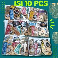 Gambar Paket Souvenir 10 Pcs Gantungan Kunci Kayu Khas Jogja Souvenir Malioboro Ganci Hadiah Tas Motif Unik Bahan Berkualitas Tahan Lama - -, - dari Dastan olshop undefined 2 Tokopedia