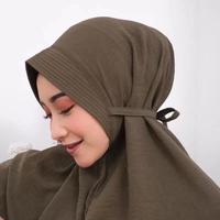 Gambar Jilbab kerudung bergo pet crinkle airflow tali belakang L dan XL - L, Hitam dari Gisa Gallery Store undefined 5 Tokopedia