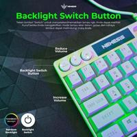 Gambar NYK Keyboard Gaming Eris K06, NYK K-06 Eris / NYK K06 Eris Original Led Kabel Keycaps  Computer - Hitam dari Reformasi Computer undefined 3 Tokopedia