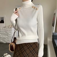 Gambar Kaos Inner Rajut Wanita Rajut Lengan Panjang | Manset Turtleneck - Atasan Wanita - Inner Hijab  Tebal - Putih dari Bryan Store_NEW undefined 1 Tokopedia