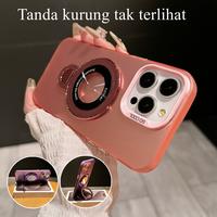 Gambar Case iPhone 11 12 13 14 15 Pro max 15 Plus Luxury Matte Casing iPhone 15 14 13 12 11 Pro max 15 Plus Magnetic Bracket Ponsel Cover Ponsel Cover - Pink, iPhone 11 dari Case seri iphone undefined 1 Tokopedia