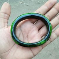 Gambar Gelang akar bahar tunggal/uli sadi hijau presisi model lingkar dari Istana bahar undefined 5 Tokopedia
