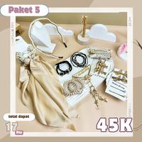 Gambar 1 Set Paket 5 Aksesoris Rambut Wanita Lucu Gemoy Warna Emas Lengkap 17 Pcs Emas Hadiah Hiasan Mutiara Elegan Clips Plastik dari Niu mE Headband undefined 1 Tokopedia