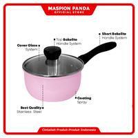 Gambar Maspion Colouris Skyline Saucepan Stainless Steel 16 cm + Tutup Kaca - 16 dari Maspion Official Store undefined 3 Tokopedia