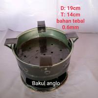 Gambar Anglo Arang kecil / Tungku tebal 0.6mm k4 dari Bakul Anglo_NEW undefined 3 Tokopedia