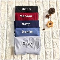 Gambar PASMINA INNER OVAL JERSEY - Hitam dari Greenday Collection undefined 3 Tokopedia