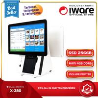 Gambar Mesin Kasir Pos All In One Iware X-285 Intel i5 TOUCHSCREEN 2 layar monitor with Printer 80mm dari Iware.id undefined 4 Tokopedia