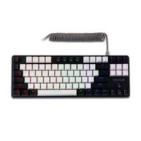 Rexus Legionare MX5.2 Rainbow LED TKL 87 Keys Mechanical Gaming Keyboard - Grey Blue, Brown - foto 3