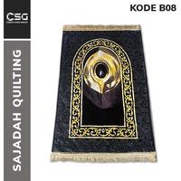 Gambar [CSI] Sajadah Quilting 70X110 - Full Designs & Warna Bulu Lembut Rumbai Muslim - B01 dari Carpet Shop Indonesia undefined 4 Tokopedia