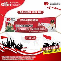 Gambar dk gendis Banner 17 Agustus / spanduk / mmt / backdrop / kemerdekaan Indonesia / HUT RI ke 80 2025 - HM 03, 300x75 (Lubang MA) dari dk gendis undefined 5 Tokopedia