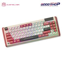 Gambar DUSTSILVER Red & White Classical Retro Hotswap RGB Wireless Keyboard - Red Switch  dari GOODGAMINGSHOP undefined 2 Tokopedia