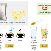 Gambar Minuman Serbuk Lime / Jeruk Nipis Mamio Kemasan 500 gram dari minumanserbukcom undefined 3 Tokopedia