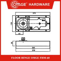 Gambar Floor Hinge/Engsel Tanam OMGE FHM-60 dari OmgeHardware undefined 2 Tokopedia
